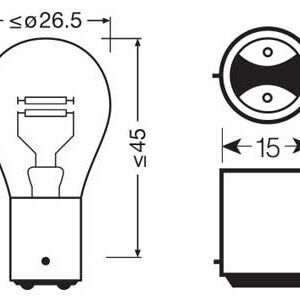 Osram pirn, 10-7225 2