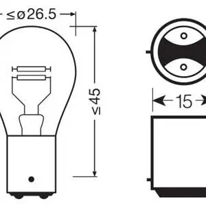 Osram pirn, 10-7225 2
