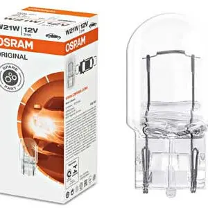 Osram klaassokliga pirn, T20, W21W, W3x16d