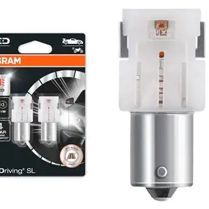 Osram LED pirnipaar, P21W (12498), 1.4 W, 25×49 mm