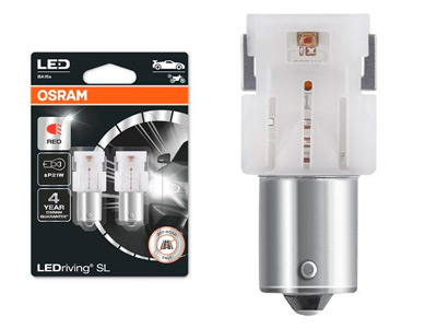 Osram LED pirnipaar, P21W (12498), 1.4 W, 25×49 mm