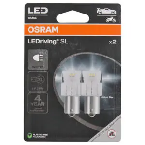 Osram LED pirnipaar, P21W (12498), 1.9 W, 25×49 mm