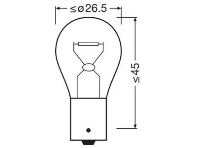 Osram pirn, PR21W 3