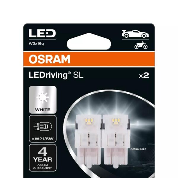 Osram LED pirnipaar, W21/5W
