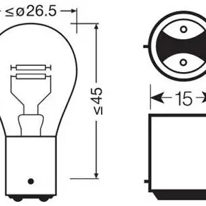 Osram metallsokliga pirn 2
