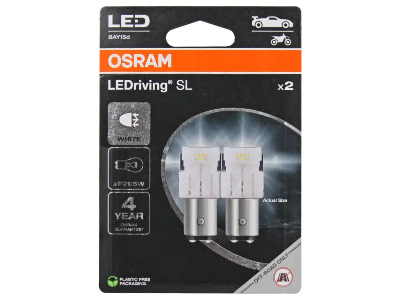 Osram LED pirnipaar, P21/5W (12499)