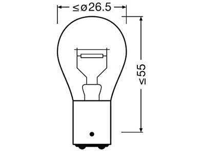 Osram pirn, PR21/5W 3