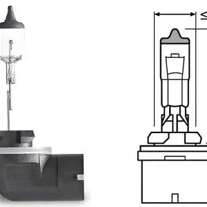 Osram halogeenpirn H27W/2, PGJ13 2