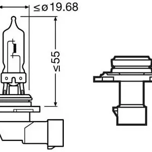 Osram halogeenpirn HB3 9005 3