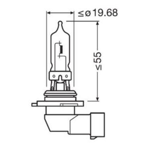 Osram halogeenpirni paar HB3 9005 3