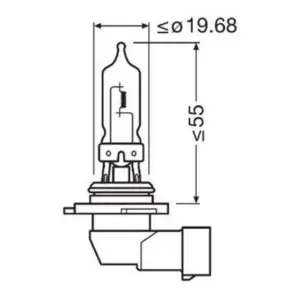Osram halogeenpirni paar HB3 9005 3