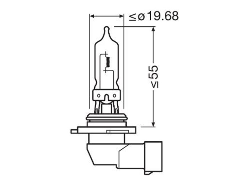 Osram halogeenpirni paar HB3 9005 3