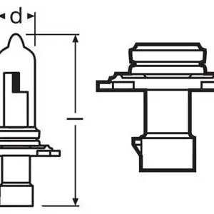 Osram halogeenpirn HB3A 9005XS 3