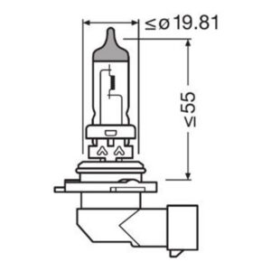 Osram halogeenpirn HB4 9006, 51 W 3