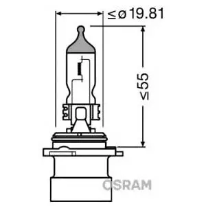 Osram halogeenpirn HB4A 9006XS 3