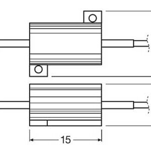 Osram LED CAN BUS juhtploki paar, 5W 2