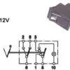 Klahvlüliti, Hazard warning, 22×44 mm, 12 V