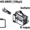 TE Connectivity harukarp, AMP, kollane