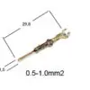 TE Connectivity ümmargune klemm AMP, 1090-01212