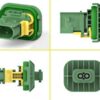 TE Connectivity pistiku korpus 2.8, AMP HDSCS, max60 V, 1090-01306