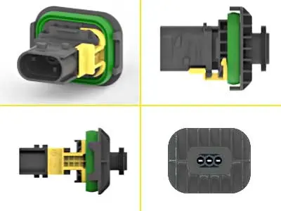 TE Connectivity pistiku korpus 1.5k, AMP HDSCS, max60 V, 1090-01313