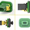 TE Connectivity pistiku korpus 1.5k, AMP HDSCS, max60 V, 1090-01317