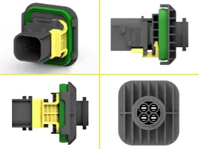 TE Connectivity pistiku korpus 2.8, AMP HDSCS, max60 V, 1090-01330