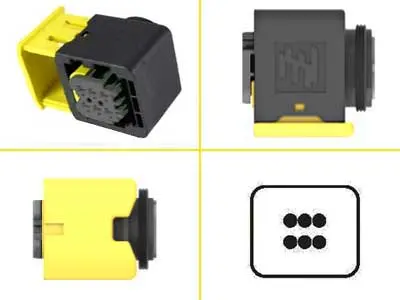 TE Connectivity pistiku korpus 1.5k, AMP HDSCS, max60 V, 1090-01337