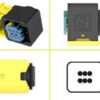 TE Connectivity pistiku korpus 1.5k, AMP HDSCS, max60 V, 1090-01340