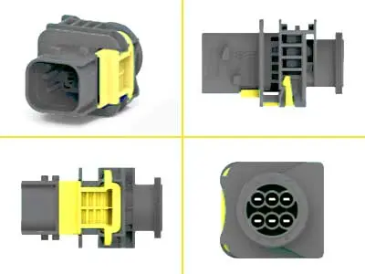 TE Connectivity pistiku korpus 1.5k, AMP HDSCS, max60 V, 1090-01341