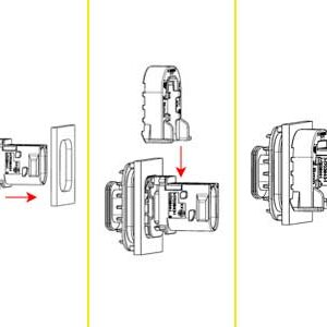 TE Connectivity lukustusklamber B, AMP HDSCS, 1090-01349 2