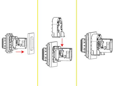 TE Connectivity lukustusklamber B, AMP HDSCS, 1090-01349 2