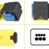 TE Connectivity pistiku korpus 1.5k/2.8, AMP HDSCS, max60 V, 1090-01371