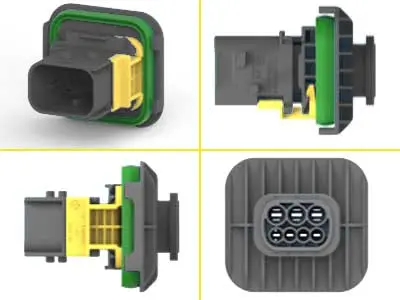 TE Connectivity pistiku korpus 1.5k/2.8, AMP HDSCS, max60 V, 1090-01373