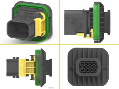 TE Connectivity pistiku korpus 1.5k, AMP HDSCS, max60 V, 1090-01385