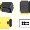 TE Connectivity pistiku korpus 1.5k/2.8, AMP HDSCS, max60 V