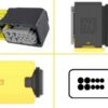 TE Connectivity pistiku korpus 1.5k/2.8, AMP HDSCS