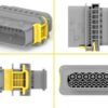 TE Connectivity pistiku korpus 1.5k/2.8, AMP HDSCS, max60 V, 1090-01457