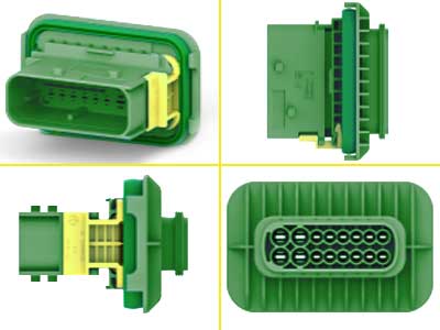 TE Connectivity pistiku korpus 1.5k/2.8, AMP HDSCS, max60 V, 1090-01472