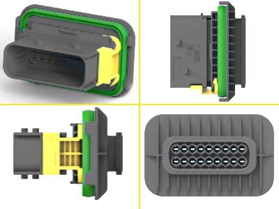 TE Connectivity pistiku korpus 1.5k, AMP HDSCS, max60 V, 1090-01480