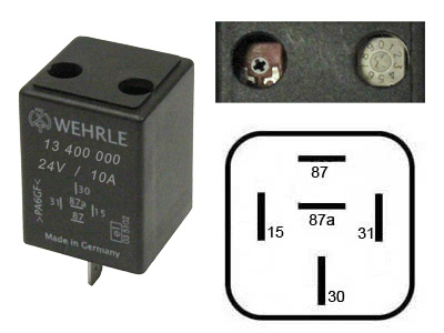 Wehrle aegrelee, 10A, 24 V