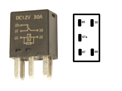 Mikrorelee, 12 V, 1100-03083