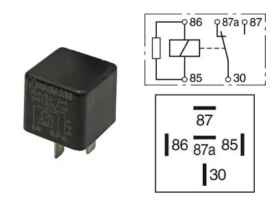 Lülitusrelee, vastuksella, 24 V, 1100-03087