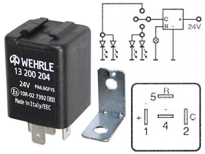 Suunarelee, 24 V, 1100-03136