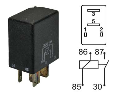 Mikrorelee, 24 V, 1100-0481