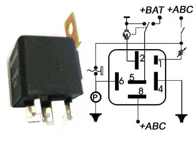 Intervallreleed, 12 V, 1100-0504