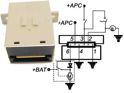 Intervallreleed, 12 V, 1100-0508