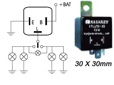 Suunarelee, 12 V, 1100-0511