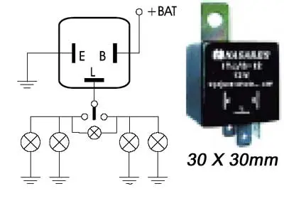 Suunarelee, 12 V, 1100-0511