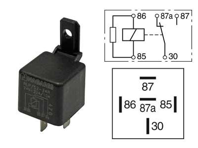 Lülitusrelee, vastuksella, 24 V, 1100-0515